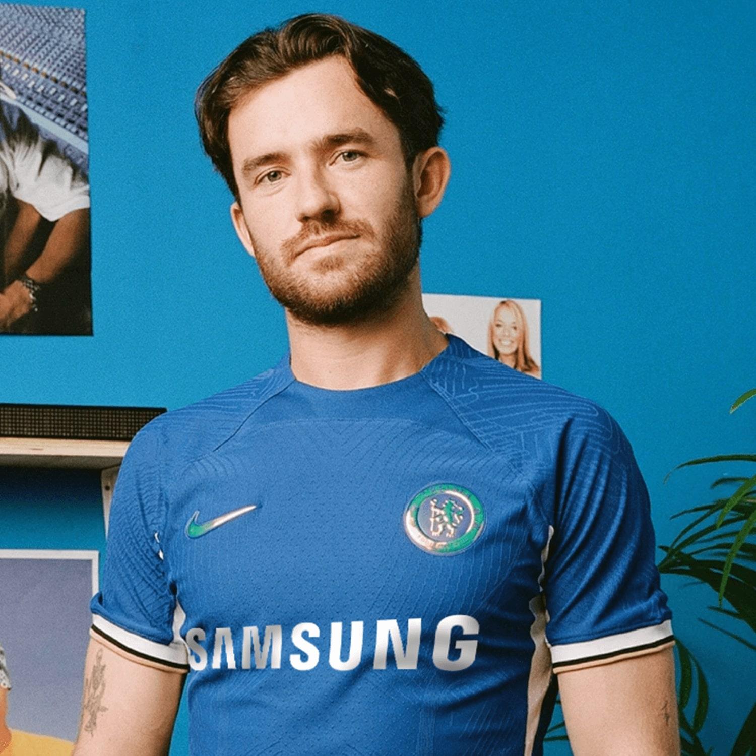 Chelsea 2023-24 kit classic sponsor