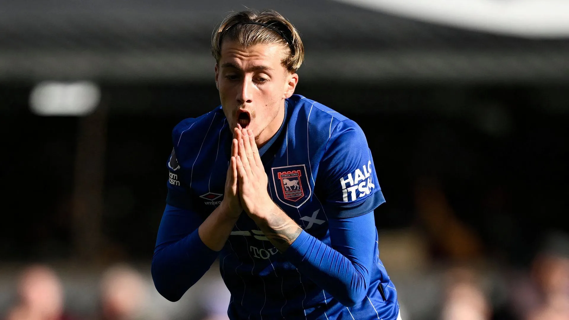 Jack Clarke trong màu áo Ipswich Town mùa giải 2024/25