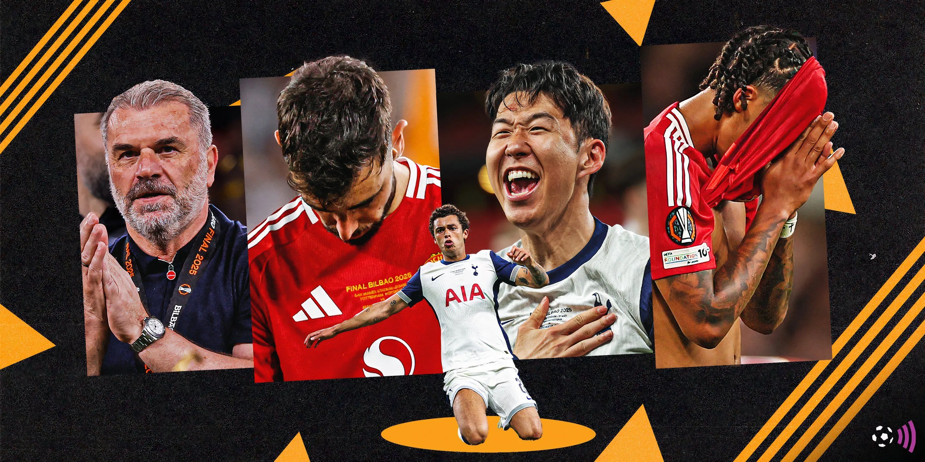 Cảnh trận chung kết Europa League giữa Man Utd và Tottenham