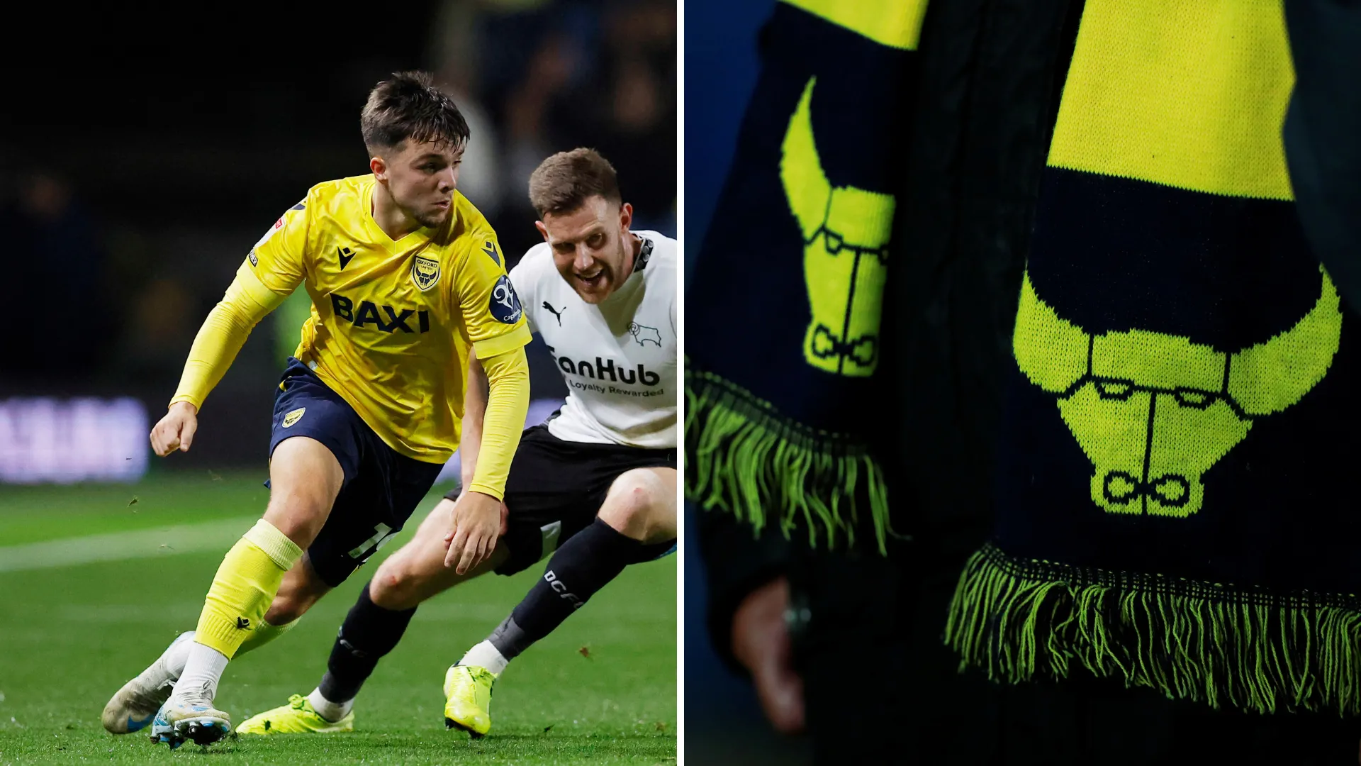 Cầu thủ Tyler Goodrham của Oxford United