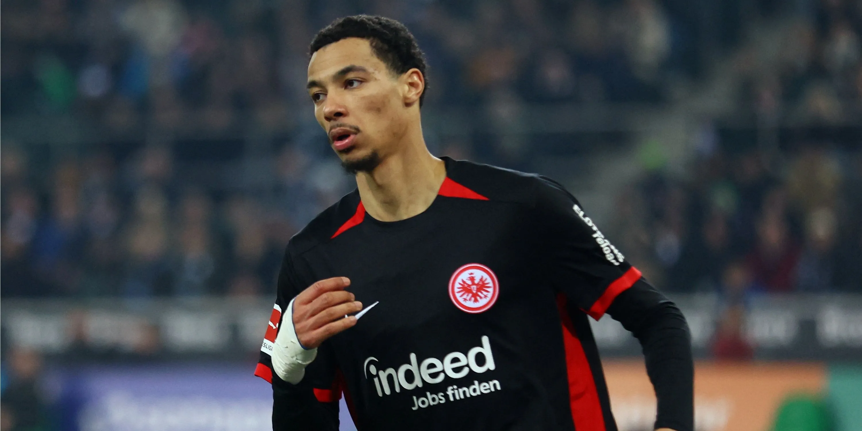 Hugo Ekitiké trong trận đấu của Eintracht Frankfurt