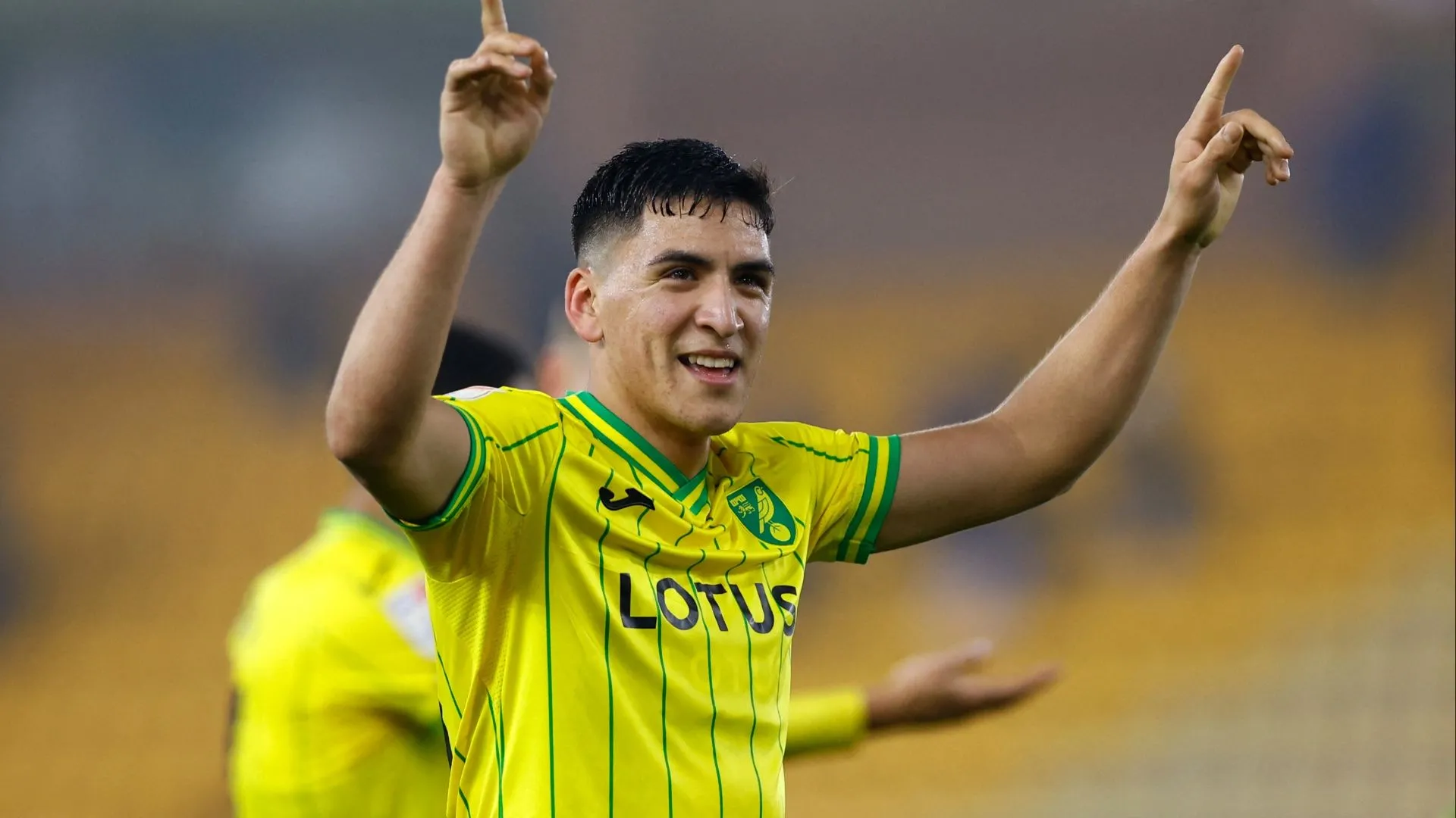 Marcelino Nunez trong màu áo Norwich City
