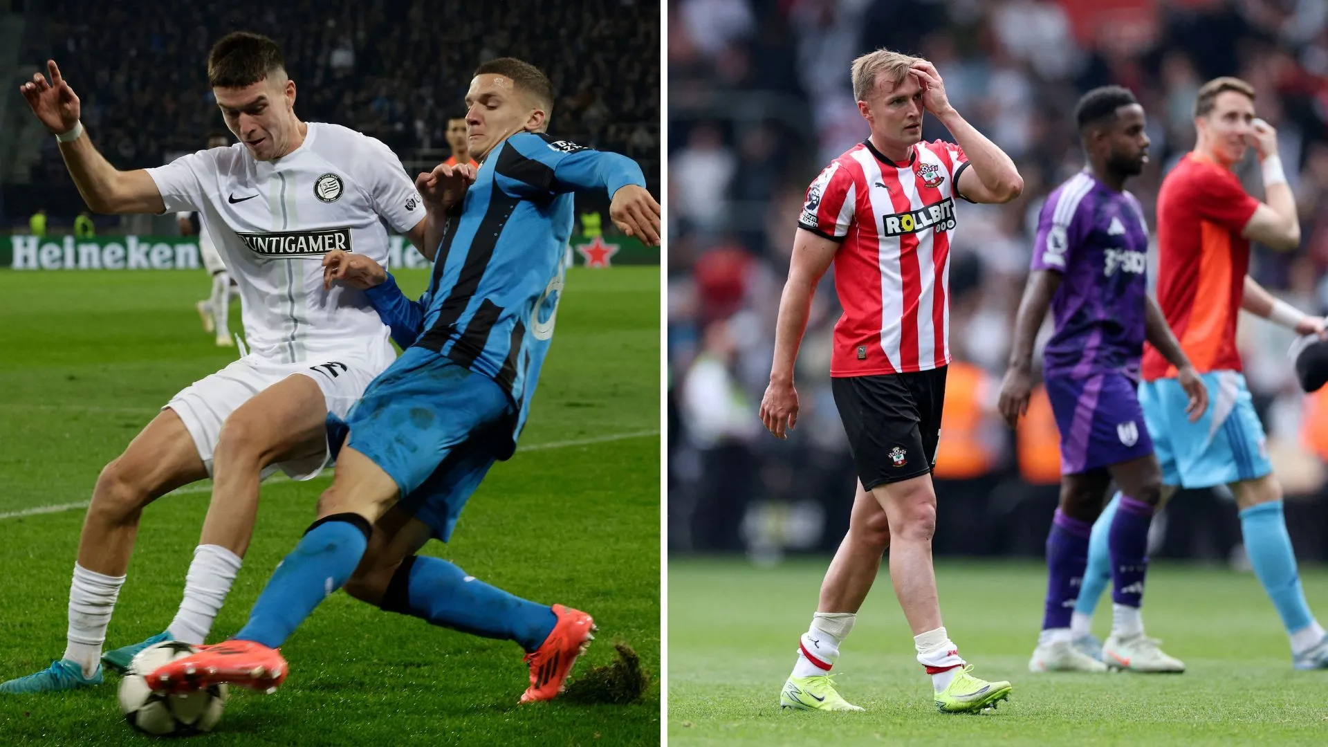 Max Johnston trong màu áo Sturm Graz, cầu thủ được đồn đoán gia nhập Southampton