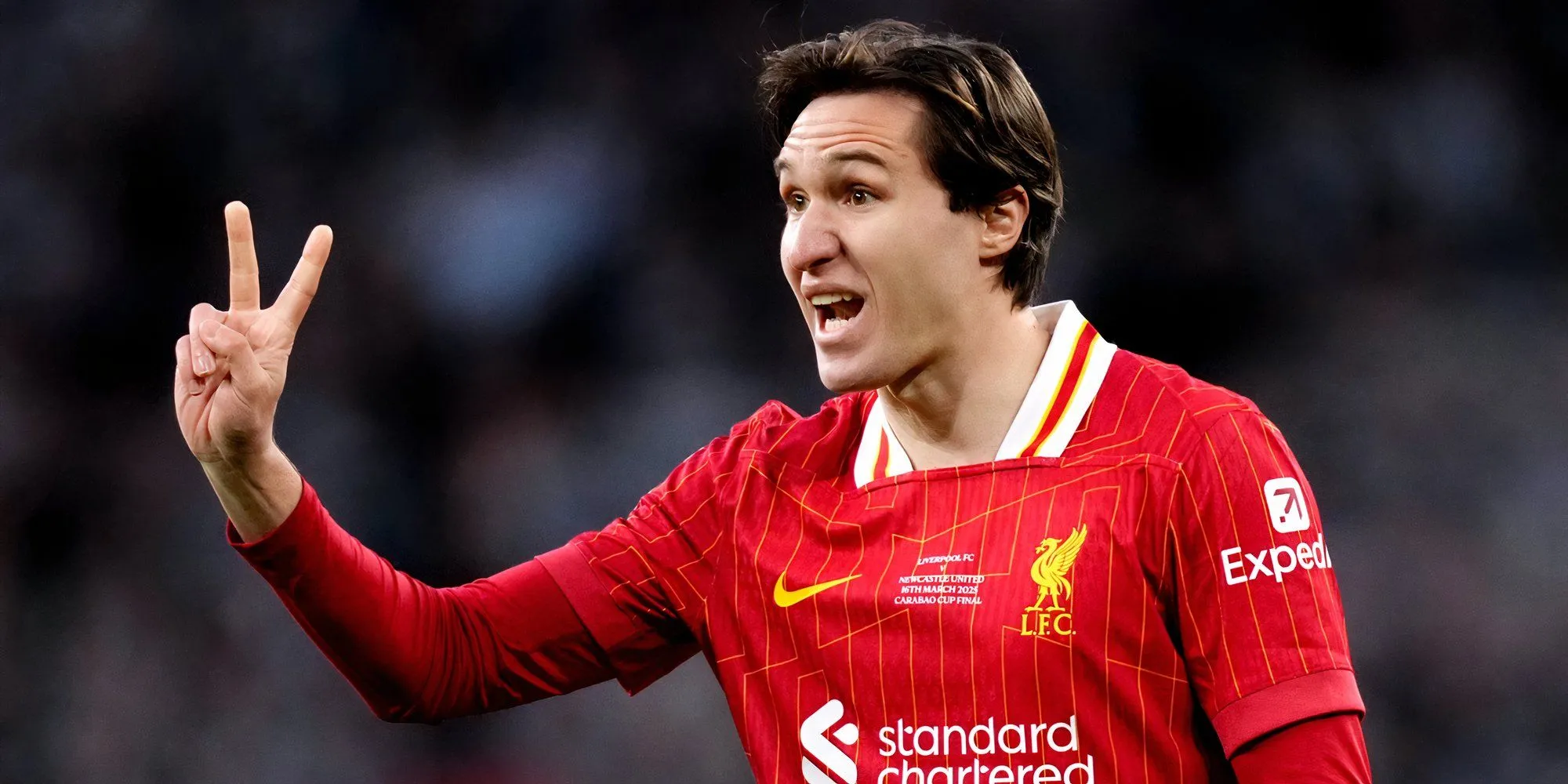 Tiền đạo Federico Chiesa được dự đoán ngồi dự bị cho Liverpool