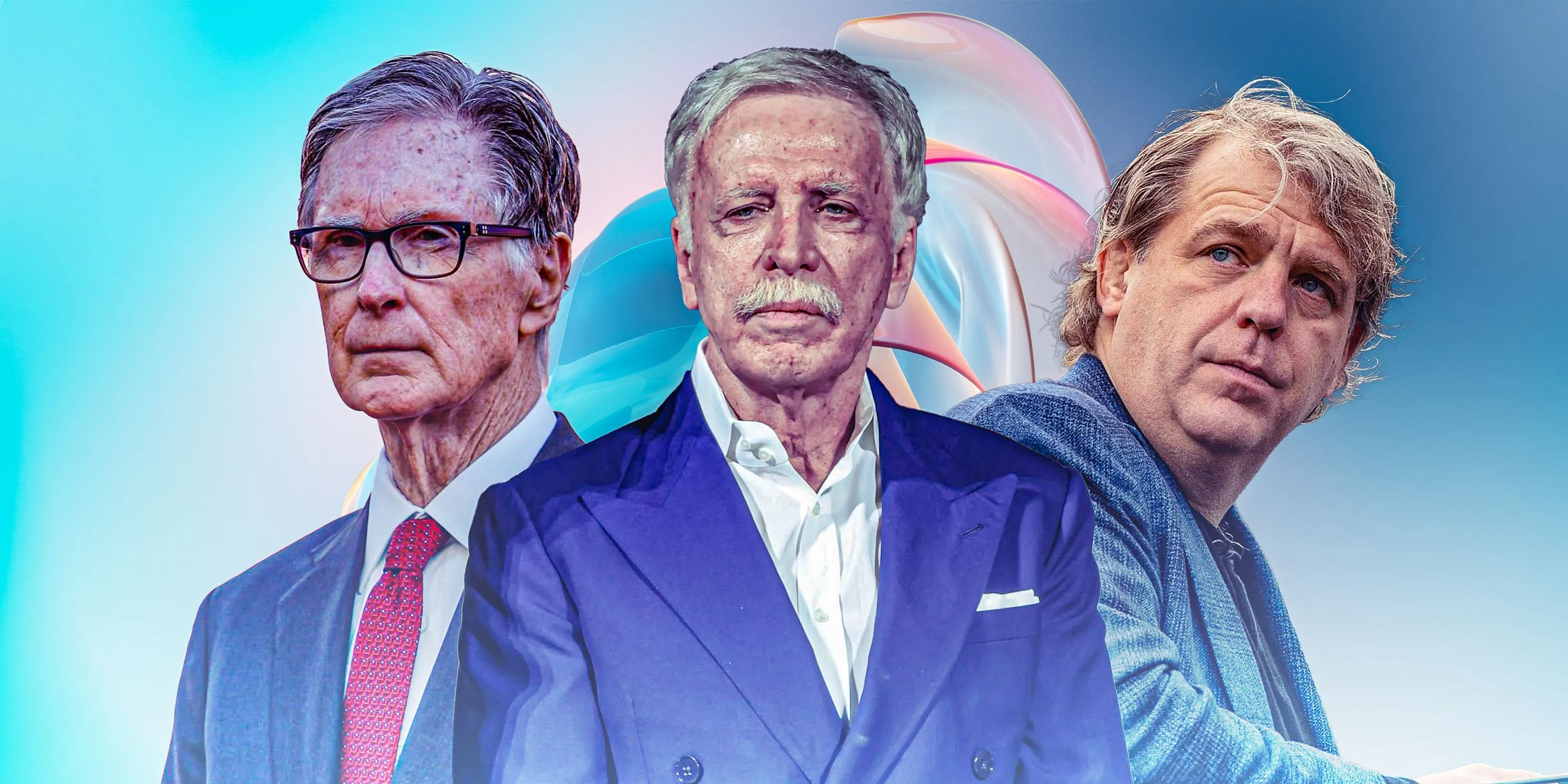Chủ sở hữu các câu lạc bộ Premier League: Todd Boehly (Chelsea), John W Henry (Liverpool) và Stan Kroenke (Arsenal) thảo luận về tài chính.