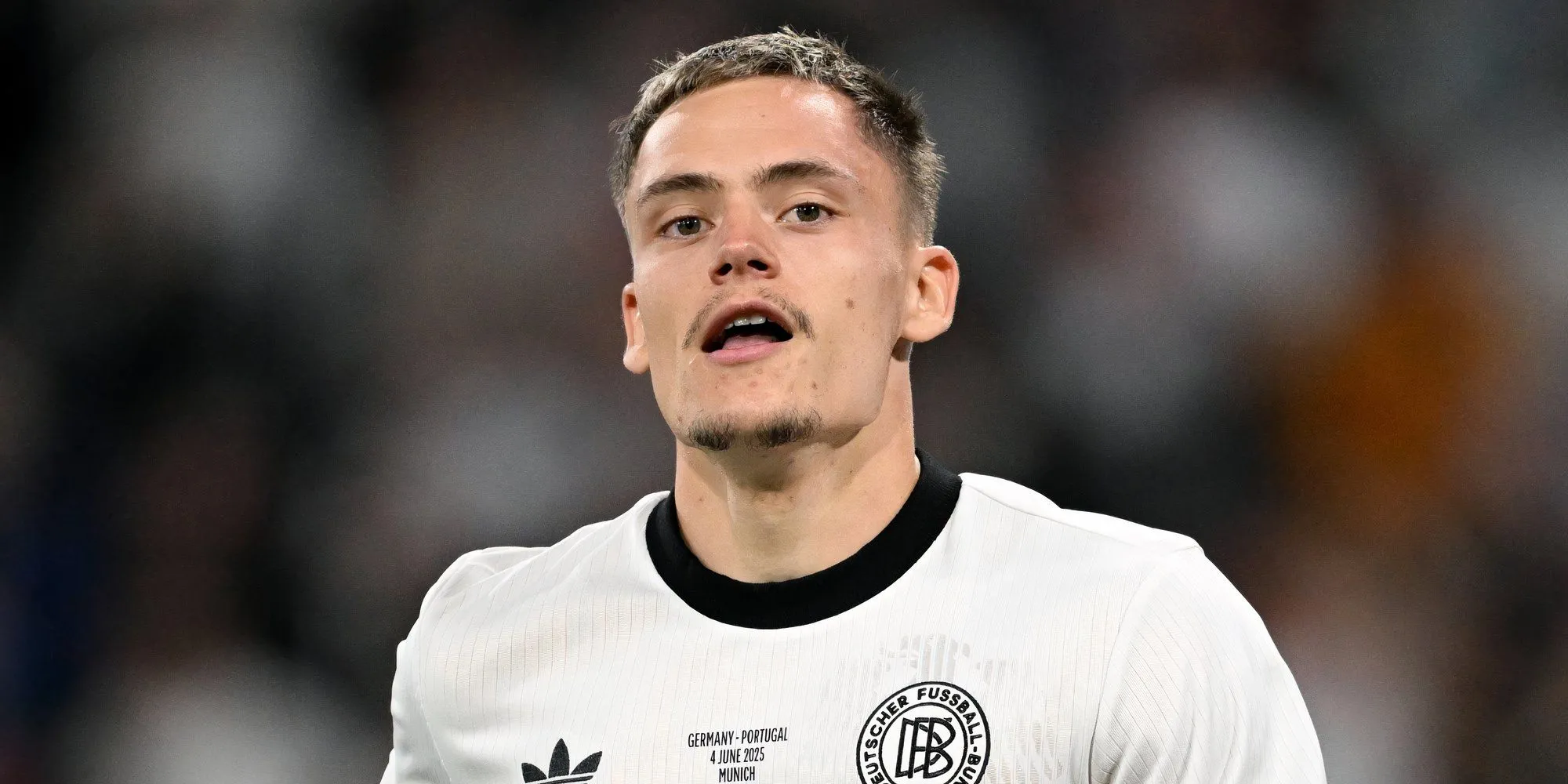 Florian Wirtz trong màu áo đội tuyển Đức tại Nations League