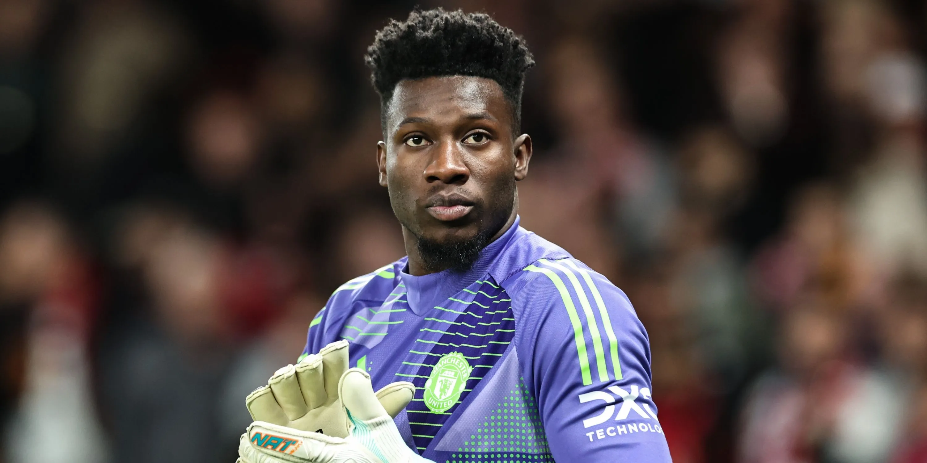 Thủ môn Andre Onana trong trận giao hữu của Manchester United