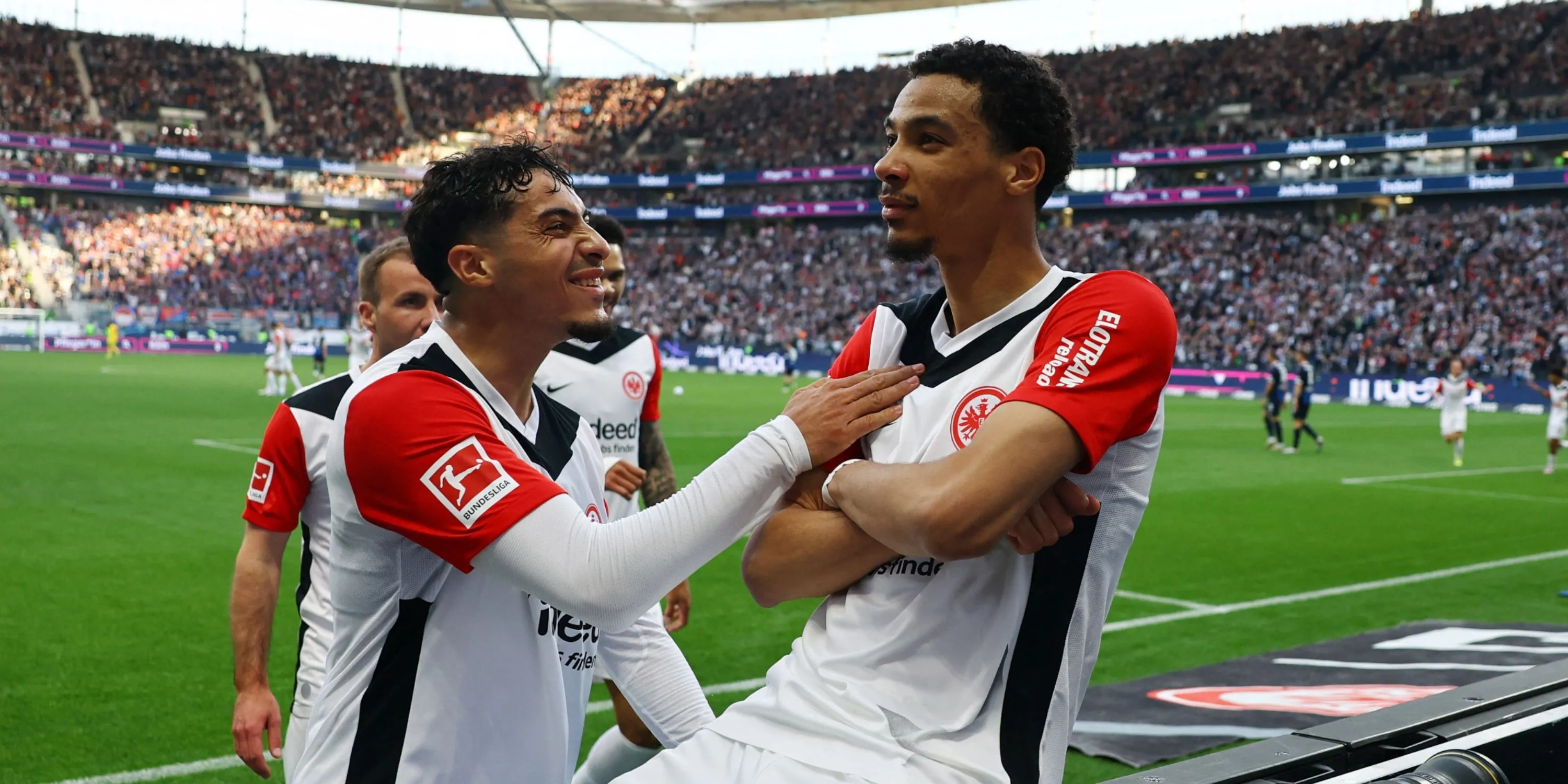 Tiền đạo Hugo Ekitiké của Eintracht Frankfurt tại Bundesliga